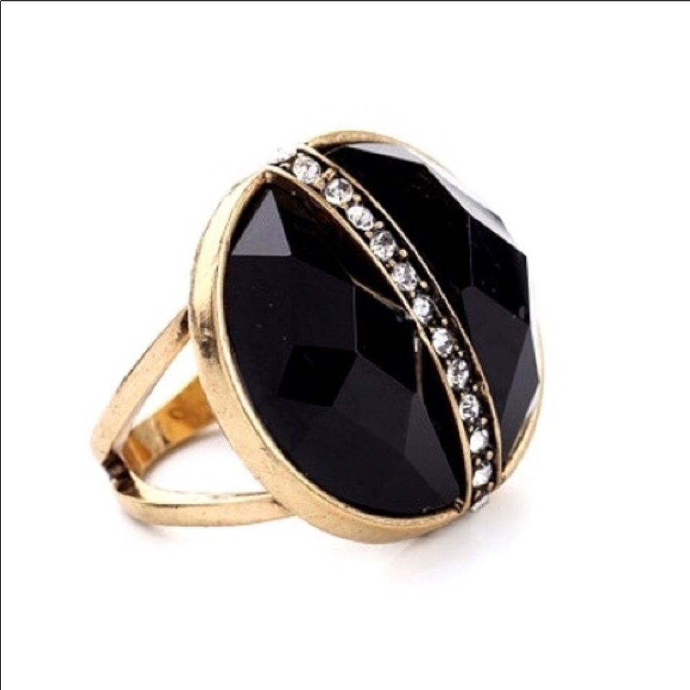 Black Statement Ring